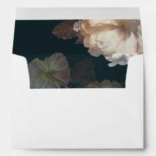 Romantic Blooms Elegant Floral with Address Envelope