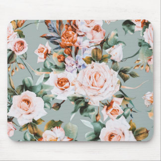 Romantic Blossom Haven Mouse Pad