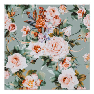Romantic Blossom Haven Poster