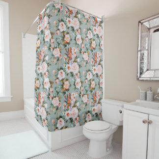 Romantic Blossom Haven Shower Curtain
