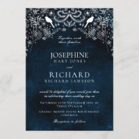Romantic blue and white Secret Garden