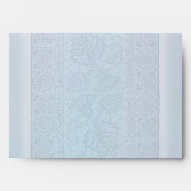 Romantic blue lace A7 Envelopes (Front)