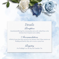 Romantic Blue Regency Gay Botanical Silhouette