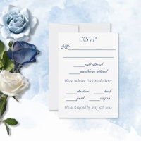 Romantic Blue Regency Gay Botanical Silhouette