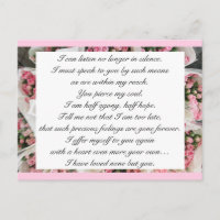 Romantic Blush Pink Floral Jane Austen Love Quote