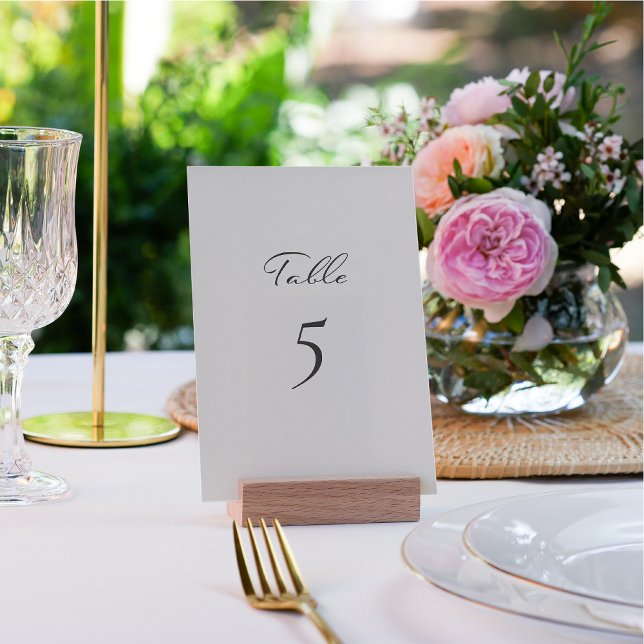 Romantic blush pink table number card (Creator Uploaded)