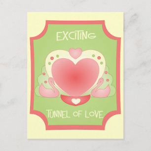 Romantic Boat Cruise Postcard