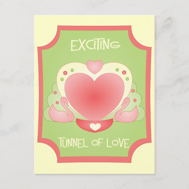 Romantic Boat Cruise Postcard (Front)