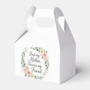 Romantic Botanical Wreath Mother's Day Quote Gift Favour Box
