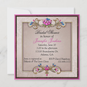 Romantic Bridal Shower Invitation
