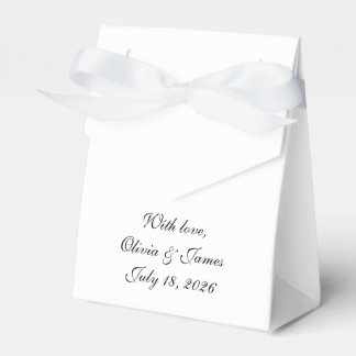 Romantic Bridal Sketch Wedding Favour Box