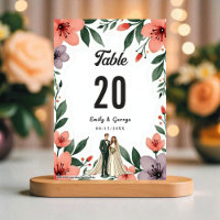 Romantic Bride And Groom Floral Garden Wedding