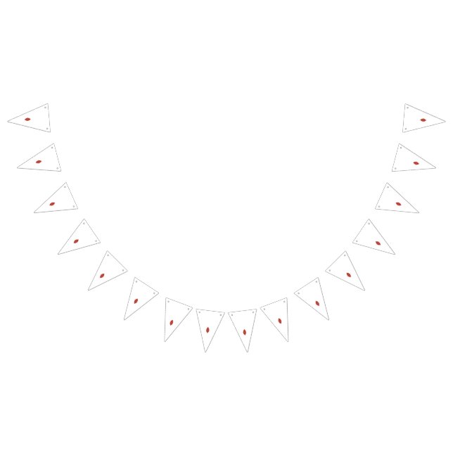 Romantic Bunting Banner | Kiss Decor Party (All)