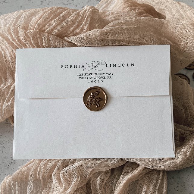 Romantic Calligraphy Wedding Invitation Envelope (Creator Uploaded)