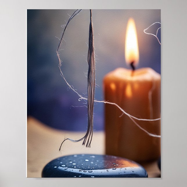 Romantic candle art poster (Front)