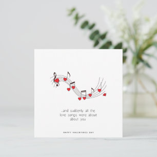 Romantic Card - Birthday Card  Valentines Day Card