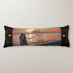 Romantic Caribbean Couple Sunset Personalise  Body Cushion<br><div class="desc">Romantic Caribbean Couple Sunset Personalise Body Pillow is wonderful way to decorate your home decor.  Have sweet dreams about romance in the Caribbean.  Pleasant Dreams...  Personalise with your information.</div>