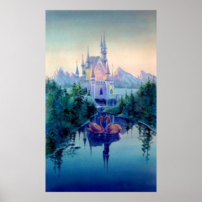 ROMANTIC CASTLE by SHARON SHARPE Poster (Front)