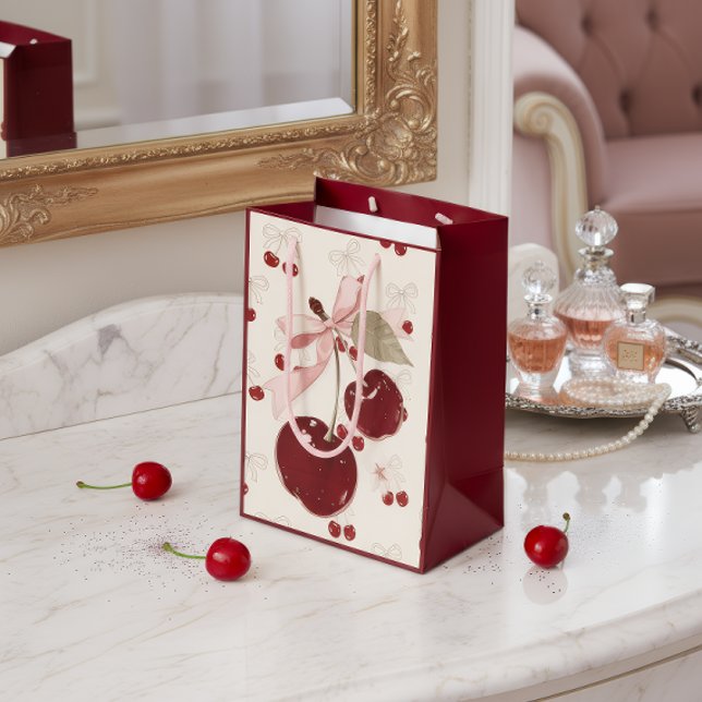 Romantic Cherry Gift Bag Perfect for Valentine’s  (Creator Uploaded)