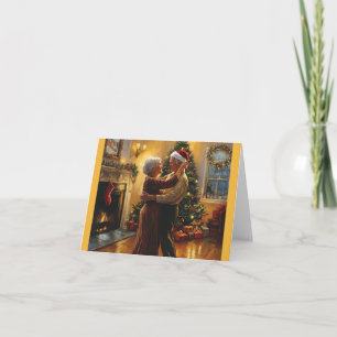 Romantic Christmas Card for Husband or Wife