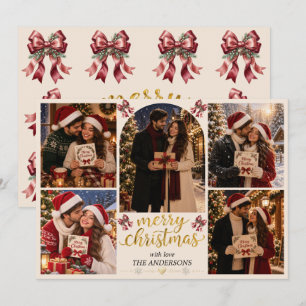 Romantic Christmas Couple Photo Card