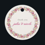 Romantic Classical Pearl Swan Floral Frame Wedding Favour Tags<br><div class="desc">Beautiful Invitation to celebrate Special occasions and festivals comes with digital and E-invitation as per your request. We would love to replicate our designs to make multiple products like rsvp cards, labels envelopes, and more. Customisation is available for ready to print on request at info@shamaurcreatif@gmail.com. Look Forward to hearing from...</div>