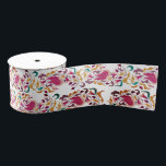 Romantic Classical Pearl Swan Floral Frame Wedding Grosgrain Ribbon<br><div class="desc">Beautiful Invitation to celebrate Special occasions and festivals comes with digital and E-invitation as per your request. We would love to replicate our designs to make multiple products like rsvp cards, labels envelopes, and more. Customisation is available for ready to print on request at info@shamaurcreatif@gmail.com Look Forward to hearing from...</div>