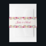 Romantic Classical Pearl Swan Floral Frame Wedding Invitation Belly Band<br><div class="desc">Beautiful Invitation to celebrate Special occasions and festivals comes with digital and E-invitation as per your request. We would love to replicate our designs to make multiple products like rsvp cards, labels envelopes, and more. Customisation is available for ready to print on request at info@shamaurcreatif@gmail.com. Look Forward to hearing from...</div>