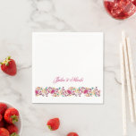 Romantic Classical Pearl Swan Floral Frame Wedding Napkin<br><div class="desc">Beautiful Invitation to celebrate Special occasions and festivals comes with digital and E-invitation as per your request. We would love to replicate our designs to make multiple products like rsvp cards, labels envelopes, and more. Customisation is available for ready to print on request at info@shamaurcreatif@gmail.com. Look Forward to hearing from...</div>