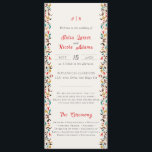 Romantic Classical Pearl Swan Floral Frame Wedding Programme<br><div class="desc">Beautiful Invitation to celebrate Special occasions and festivals comes with digital and E-invitation as per your request. We would love to replicate our designs to make multiple products like rsvp cards, labels envelopes, and more. Customisation is available for ready to print on request at info@shamaurcreatif@gmail.com. Look Forward to hearing from...</div>