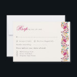 Romantic Classical Pearl Swan Floral Frame Wedding RSVP Card<br><div class="desc">Beautiful Invitation to celebrate Special occasions and festivals comes with digital and E-invitation as per your request. We would love to replicate our designs to make multiple products like rsvp cards, labels envelopes, and more. Customisation is available for ready to print on request at info@shamaurcreatif@gmail.com. Look Forward to hearing from...</div>