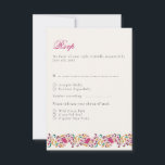 Romantic Classical Pearl Swan Floral Frame Wedding RSVP Card<br><div class="desc">Beautiful Invitation to celebrate Special occasions and festivals comes with digital and E-invitation as per your request. We would love to replicate our designs to make multiple products like rsvp cards, labels envelopes, and more. Customisation is available for ready to print on request at info@shamaurcreatif@gmail.com. Look Forward to hearing from...</div>