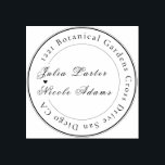 Romantic Classical Pearl Swan Floral Frame Wedding Rubber Stamp<br><div class="desc">Beautiful Invitation to celebrate Special occasions and festivals comes with digital and E-invitation as per your request. We would love to replicate our designs to make multiple products like rsvp cards, labels envelopes, and more. Customisation is available for ready-to-print on request at info@shamaurcreatif@gmail.com Look Forward to hearing from you :)...</div>