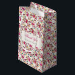 Romantic Classical Pearl Swan Floral Frame Wedding Small Gift Bag<br><div class="desc">Beautiful Invitation to celebrate Special occasions and festivals comes with digital and E-invitation as per your request. We would love to replicate our designs to make multiple products like rsvp cards, labels envelopes, and more. Customisation is available for ready to print on request at info@shamaurcreatif@gmail.com. Look Forward to hearing from...</div>
