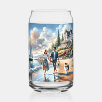 Romantic Coastal Cottage Sunset Stroll