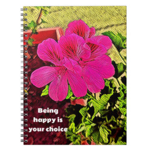 Romantic Cottagecore Floral Design Notebook
