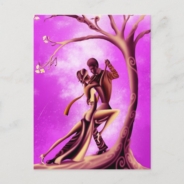 Romantic Couple Dance the Tango Postcard (Front)