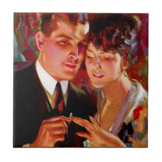 Romantic Couple from Ide Collars Ad Tile