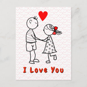 Romantic Couple I Love You Card