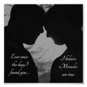 Romantic Couple I Love You Photo Print