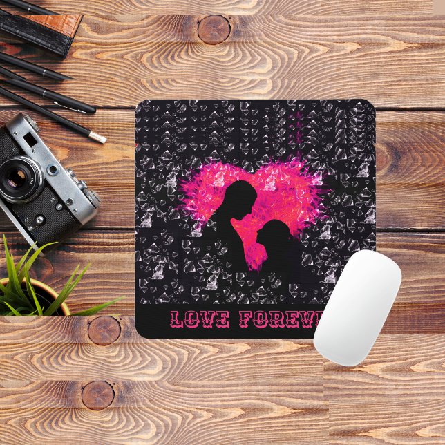 Romantic Couple Mouse Pad (Creator Uploaded)