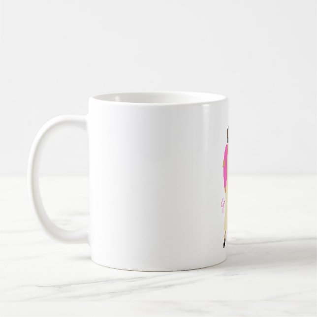 Romantic Couple Mug | Elegant Love Coffee Cup for  (Left)
