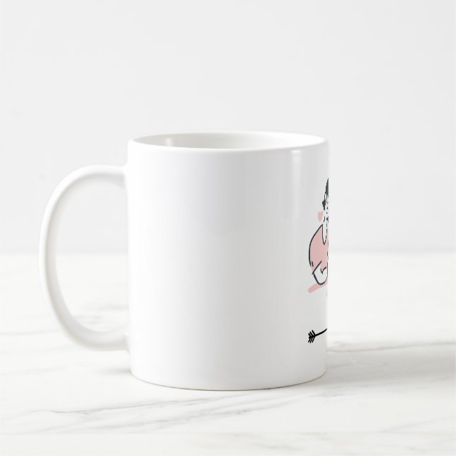 Romantic Couple Mug | Love Coffee Cup for Couples (Left)