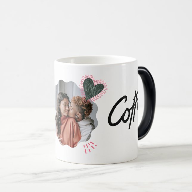 Romantic Couple Photo Mug (Front Right)