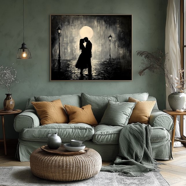 Romantic Couple Under the Moonlight  Poster (Creator Uploaded)