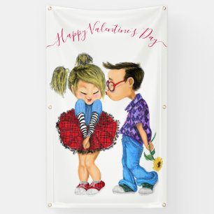 Romantic Couple Valentine's Day Banner