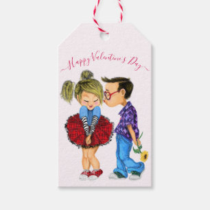 Romantic Couple Valentine's Day Gift Tags