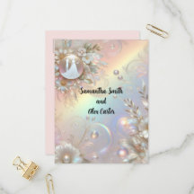 Romantic Couple Wedding Invitation