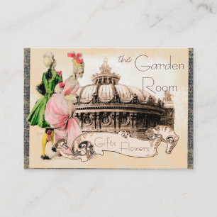 Romantic Couple with Paris Opera House Business Card