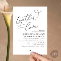 Romantic Couples Shower Party, Together In Love